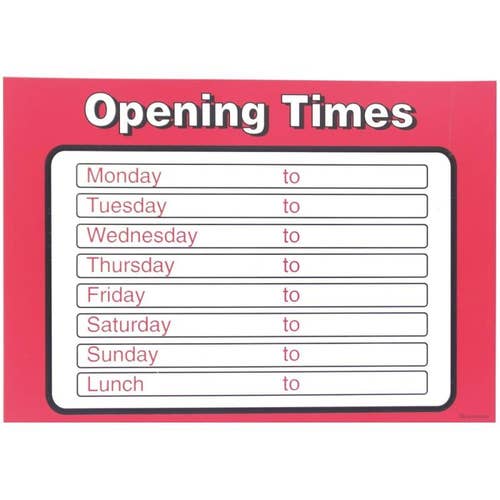 Beaumont_A4_Opening_Times_Sign_1x1_Case_of_1.jpeg