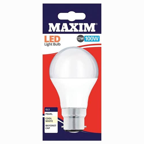 Maxim_13W=100W_LED_GLS_Bayonet_Cap_Pearl_10s_Single.jpeg