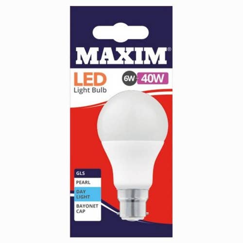 Maxim_6W=40W_LED_GLS_Bayonet_Cap_Pearl_10s_Single.jpeg